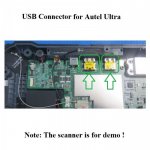 USB Connector Socket USB Port Plug for Autel MaxiSys Ultra